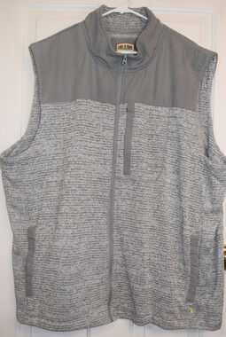~ Lake & Trail Mens Polyester Gray Vest Size XXXL ~